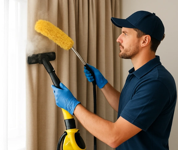 Trusted residential curtain cleaning technician Matty Curtain Cleaning redfern-nsw QLD